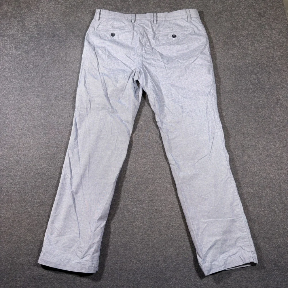 Banana Republic Chino Pants Mens 33x29 Blue Aiden Fit Cotton Casual Trousers